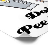 Ich glaube an Pissstanz Poster (Ecke)