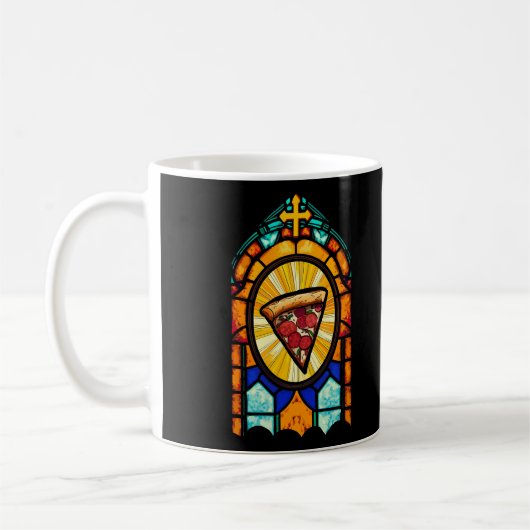 Ich glaube an Pizza Kaffeetasse (Links)