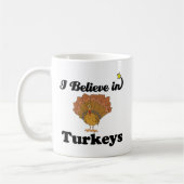 Ich glaube an Puten Kaffeetasse (Links)