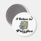 Ich glaube an Rätsel Magnet (Vorderseite/Rückseite)