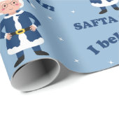 Ich glaube an Safta Claus - Niedliche Chanukah Geschenkpapier (Rolleneckpunkt)
