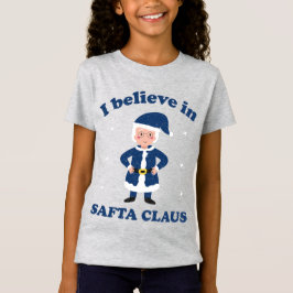 Ich glaube an Safta Claus - Niedliche Chanukah Kid T-Shirt