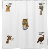 Ich glaube an Sanity Duschvorhang (Vorderseite)