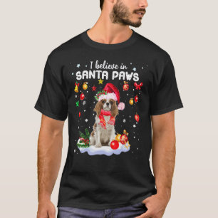 Ich glaube an Santa Paws Cavalier King Charles Spa T-Shirt