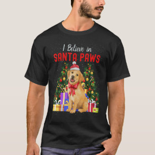 Ich glaube an Santa Paws Niedlich Weihnachts Labra T-Shirt