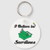 Ich glaube an Sardinen Schlüsselanhänger (Vorderseite)