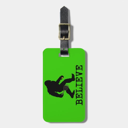 Ich glaube an Sasquatch Gepäckanhänger (Vorderseite vertikal)