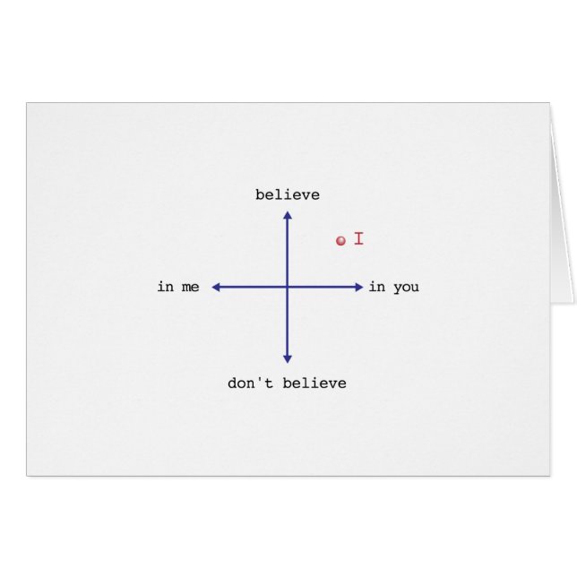 Ich glaube an Sie (Vorderseite (Horizontal))