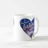 Ich glaube an Sie Kaffee-Tasse Kaffeetasse (VorderseiteRechts)
