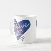 Ich glaube an Sie Kaffee-Tasse Kaffeetasse (Vorderseite Links)