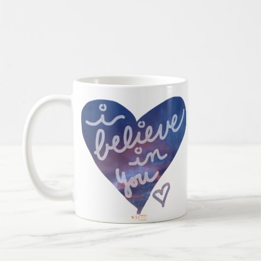 Ich glaube an Sie Kaffee-Tasse Kaffeetasse (Links)
