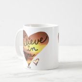 Ich glaube an Sie Kaffeetasse (Vorderseite Links)