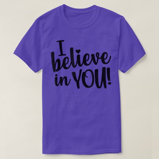 Ich glaube an Sie - Lehrer Testing Day T - Shirt (Design vorne)