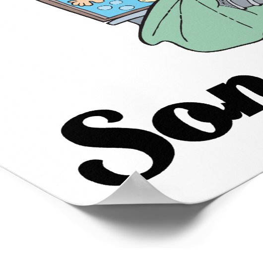 Ich glaube an Sonogramme Poster (Ecke)