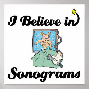 Ich glaube an Sonogramme Poster