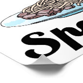 Ich glaube an Spaghetti Poster (Ecke)