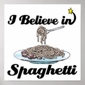 Ich glaube an Spaghetti Poster (Vorne)