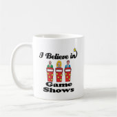 Ich glaube an Spielshows Kaffeetasse (Links)