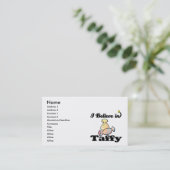 Ich glaube an Taffe Visitenkarte (Stehend Vorderseite)