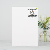 Ich glaube an tanzende Pinguine Briefpapier (Stehend Vorderseite)