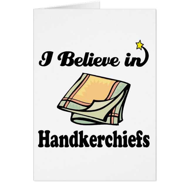 Ich glaube an Taschentücher (Vorne)