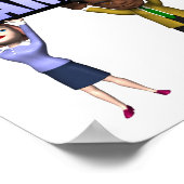 Ich glaube an Teamarbeit Poster (Ecke)