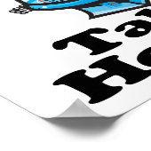 Ich glaube an Tischhockey Poster (Ecke)