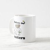 Ich glaube an Toaster Kaffeetasse (Vorderseite Links)