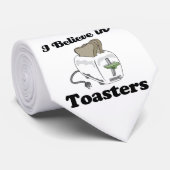 Ich glaube an Toaster Krawatte (Gerollt)