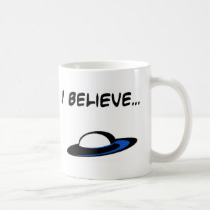 Ich glaube an UFO Kaffeetasse