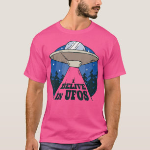 Ich glaube an Ufos Alien Fan T-Shirt