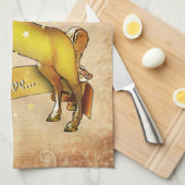 Ich glaube an Unicorns Handtuch (Viertel Falte)