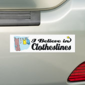 Ich glaube an Wäscheleinen Autoaufkleber (Auf Auto)