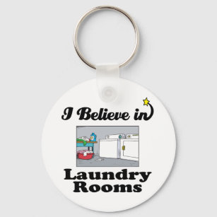 Ich glaube an Waschräume Schlüsselanhänger