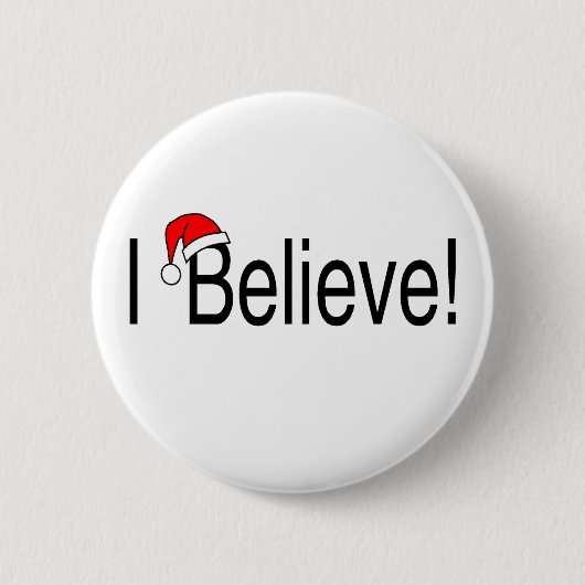 Ich glaube an Weihnachten Button (Vorderseite)