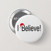 Ich glaube an Weihnachten Button (Vorne & Hinten)