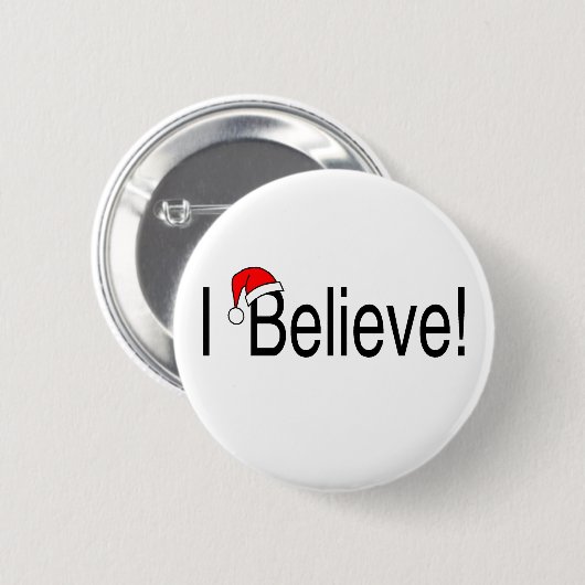 Ich glaube an Weihnachten Button (Vorne & Hinten)