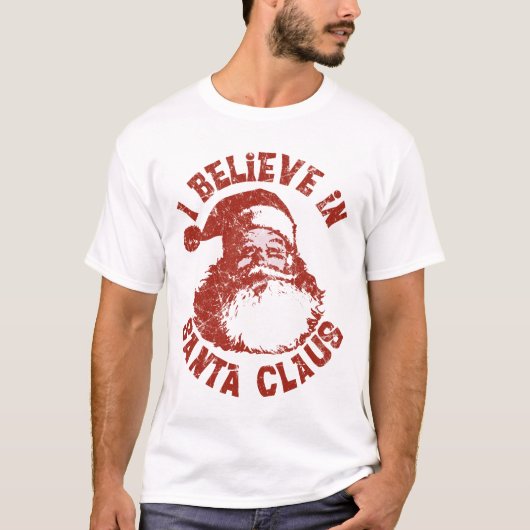 Ich glaube an Weihnachtsmann-Shirt T-Shirt (Vorderseite)