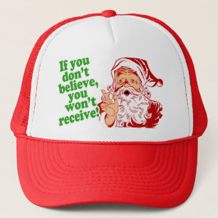 Ich glaube an Weihnachtsmann Truckerkappe