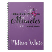 Ich glaube an Wunder Notizblock (Vorderseite)