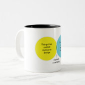 Ich glaube an Wunder Zweifarbige Tasse (Vorderseite Links)