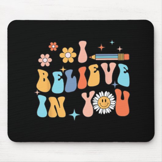 Ich glaube an Y0u Test Day Staat Testing Rock the Mousepad (Vorne)