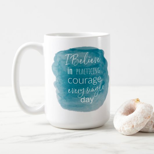 ICH GLAUBE BEI DER PRAKTIKERUNG DER Tasse (Mit Donut)