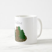 Ich glaube - Bigfoot Kaffeetasse (VorderseiteRechts)