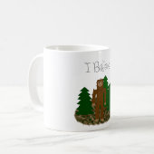 Ich glaube - Bigfoot Kaffeetasse (Vorderseite Links)