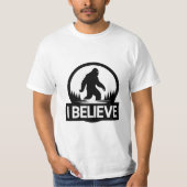 Ich glaube Bigfoot T - Shirt (Vorderseite)