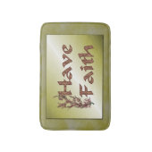 Ich glaube blühende Bäume Inspiration Badematte (Vorderseite Vertikal)