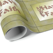 Ich glaube blühende Bäume Inspiration Geschenkpapier (Rolleneckpunkt)