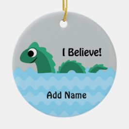 Ich glaube, Champ der See Champlain Monster Keramik Ornament