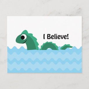 Ich glaube, Champ der See Champlain Monster Postkarte